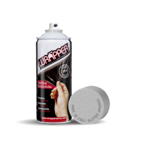 WRAPPER - Spray vopsea nepermanenta, Silver glitter - 400ml
