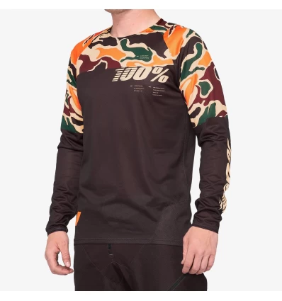 100% R-CORE Jersey Warm Black/Camo