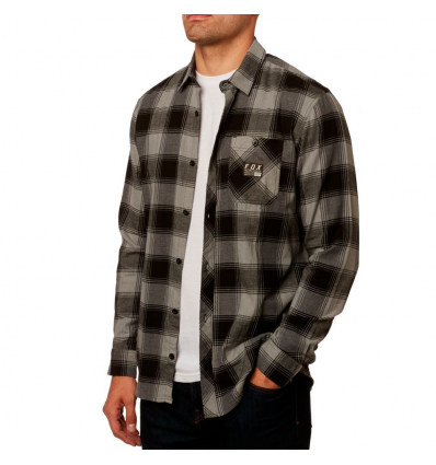 FOX LONGVIEW LTWT FLANNEL [HTR GRAPH]