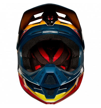 FOX RPC KUSTM HELMET [RD/YLW]