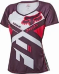 FOX JERSEY WOMENS LYNX SS PLUM