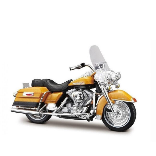 MAISTO [1:18] - Harley-Davidson FLHR ROAD KING 1999, gold/black