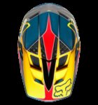 FOX RPC KUSTM HELMET [RD/YLW]