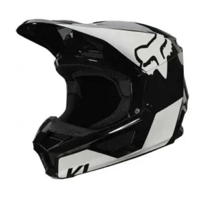 FOX FOX V1 REVN HELMET, ECE [BLK/WHT]