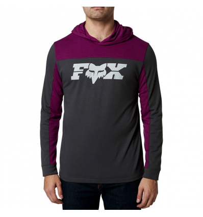 FOX GENERAL HOODED TECH LS [DRK PUR]