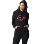 FOX BOUNDARY PULLOVER FLEECE [BLK/PNK]