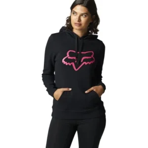 FOX BOUNDARY PULLOVER FLEECE [BLK/PNK]