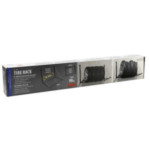 LAMPA - Raft metalic pentru anvelope, rabatabil, ajustabil [90-130cm] - accesorii incluse