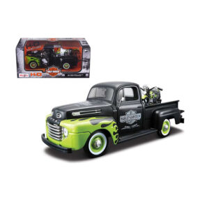 MAISTO [1:24] - Ford F-1 Pickup 1948 'Harley Davidson', Black/Green