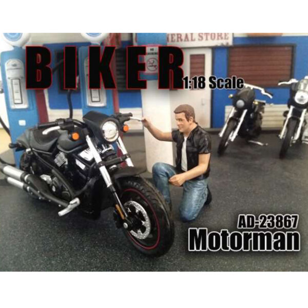 American Diorama [1:18] - Figurina Biker 'Motorman'