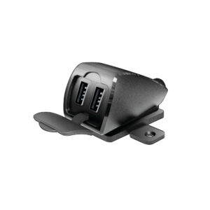 LAMPA - TRECK 2 DOUBLE USB CHARGER IP66 SCREW/BIADHESIVE FIX 5400MA, 12/24V