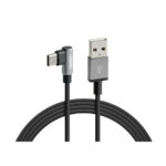 LAMPA - Type-C Cable 1M - 90 [Black] (Charging And Data)
