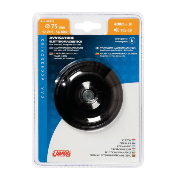LAMPA - CLAXON ROTUND DIAM. 75MM.