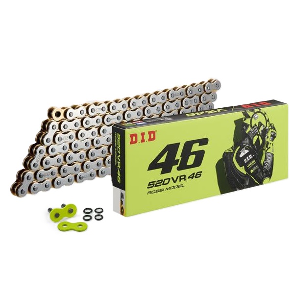 DID - Lant 520 Valentino Rossi 46 cu 114 zale - [GOLD] X-Ring