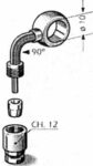 BANJO FRANA 90 GRADE dreapta