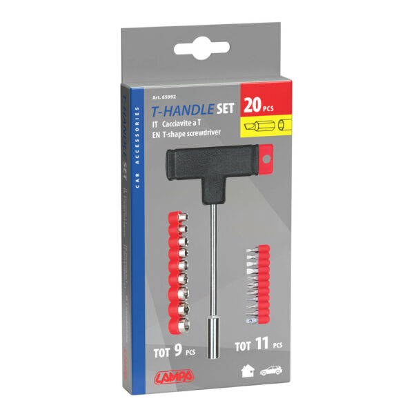 LAMPA - T-HANDLE COMBINAT, 9 SOCKETS, 11 BITS