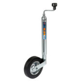 LAMPA - JOCKEY WHEEL Load max 150 kg. Galvanized steel tube diam. 48 MM. Extension min 490 mm Max 750 MM