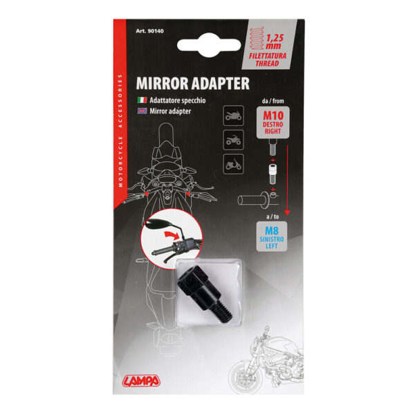 LAMPA - Adaptor oglinda, M10 dreapta > M8 stanga