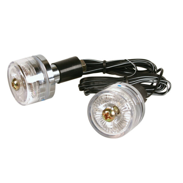 LAMPA - MOTORCYCLE BAR ENDS - BLUE [LED]