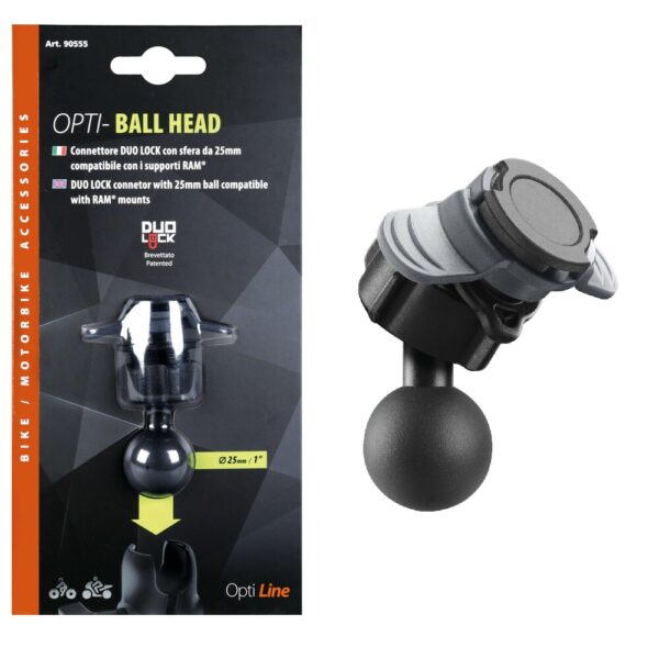 OPTILINE - OPTI-BALL HEAD pentru OPTI-CASE [cu bila diam. 25mm]