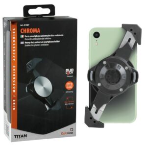 OPTILINE - CHROMA suport universal smartphone [diagonala131-186mm] [cu adaptoare 4 de grosime] <br>Se foloseste in combinatie cu price prindere DUO LOCK OPTICASE!