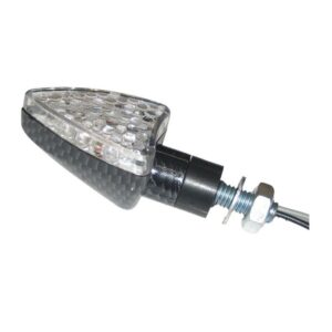 SIFAM - Set Semnalizatoare [LED] [CE] - TRIUNGHIULARE, BRAT SCURT, ASPECT CARBON
