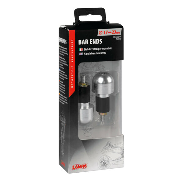 LAMPA - Universal bar ends (2 pcs) - Aluminium