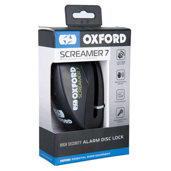 OXFORD - SCREAMER XA7 ALARM DISC LOCK