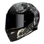 MT Helmets - Casca REVENGE 2 Skull & Roses