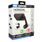 OXFORD - HORIZON, oglinda stanga capat ghidon, 12-18mm, negru [pereche cu OX538]