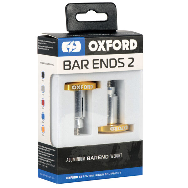 OXFORD - Capete ghidon (contragreutati) BAR ENDS 2 - GOLD (cod vechi: OX-OX183)