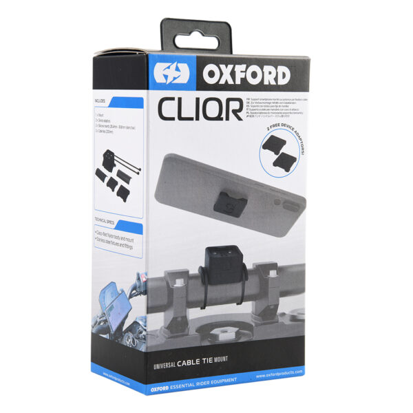 OXFORD - CLIQR Motorcycle Cable Tie Mount