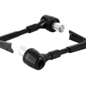 SIFAM - Set protectii leviere FRANA/AMBREIAJ [diam. 13mm - 17mm] NEGRU - METAL CNC [ECONOMICE]