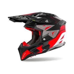 AIROH CASCA AVIATOR 3 SPIN RED MATT