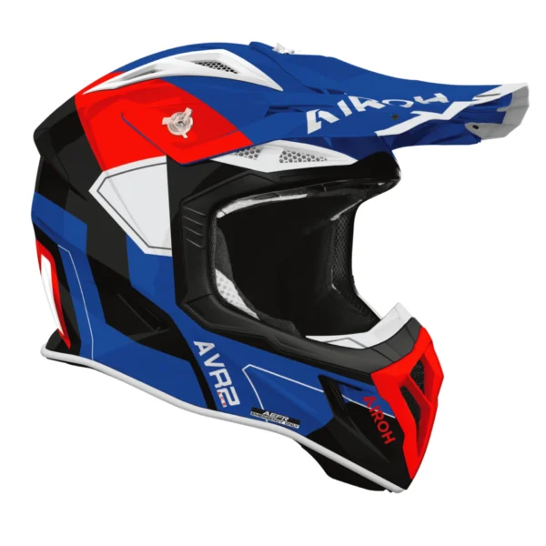 AVIATOR ACE 2 SHIELD BLUE/RED GLOSS