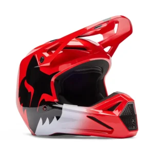 MX-V1 SHIELD HELMET [FLO RED]