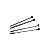 OXFORD - Coliere plastic [banduiti, soricei, tierap] 3,6mm X 30cm, 100 buc. - negru