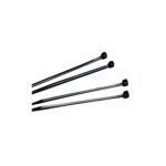 OXFORD - Coliere plastic [banduiti, soricei, tierap] 3,6mm X 30cm, 100 buc. - negru