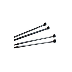 OXFORD - Coliere plastic [banduiti, soricei, tierap] 3,6mm X 30cm, 100 buc. - negru