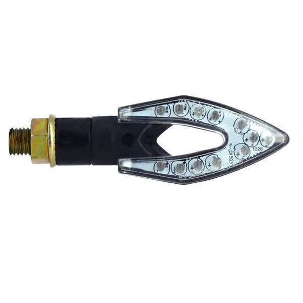 SIFAM - Set Semnalizatoare [LED] [CE] - SAGEATA, NEGRU/TRANSPARENT