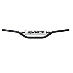 SIFAM - Ghidon cross SWAP's - Brushed Aluminum [HIGH diam. 22.2mm - Matt Black + PROT. SPUMA]
