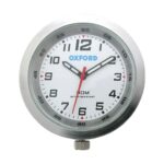 OXFORD - Ceas ANACLOCK, titanium / alb