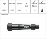 NGK - Pipa bachelita SB01E