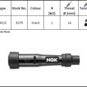 NGK - Pipa bachelita SB01E