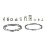 SIFAM - Kit reparatie CABLURI [TWO CABLES 2 METERS IN diam. 1.5 AND 1.2, DIFFERENT CLAMPS]