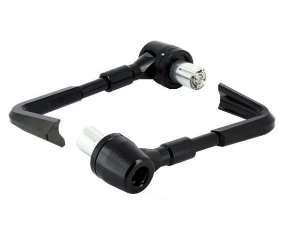 SIFAM - Set protectii leviere FRANA/AMBREIAJ [diam. 13mm - 17mm] NEGRU - METAL CNC [ECONOMICE]