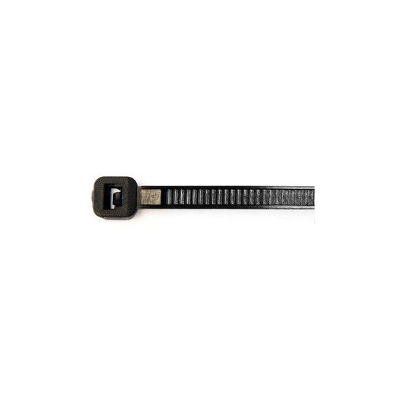 SIFAM - Coliere plastic [banduiti, soricei, tierap] 2,5mm x 10cm, 100 buc. - negru