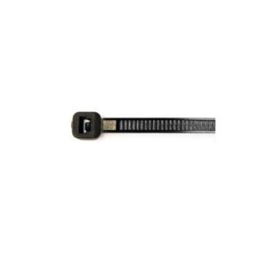 SIFAM - Coliere plastic [banduiti, soricei, tierap] 3,6mm x 25cm, 100 buc. - negru