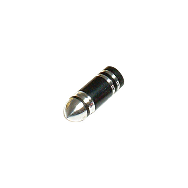 OXFORD - VALVE CAPS BULLETS PAIR BLACK