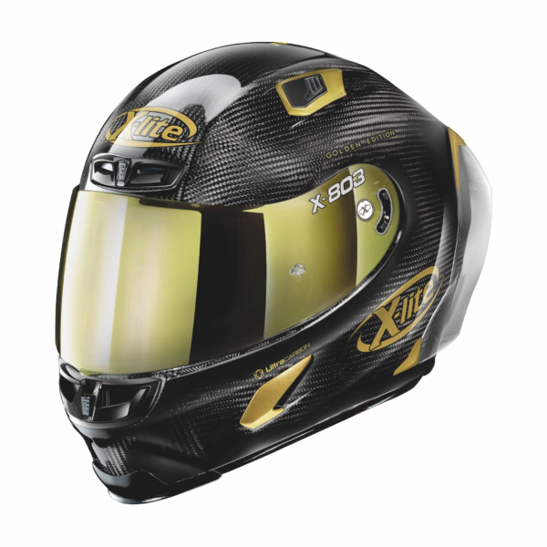X-LITE - casca X-803RS [ULTRA CARBON] GOLDEN EDITION